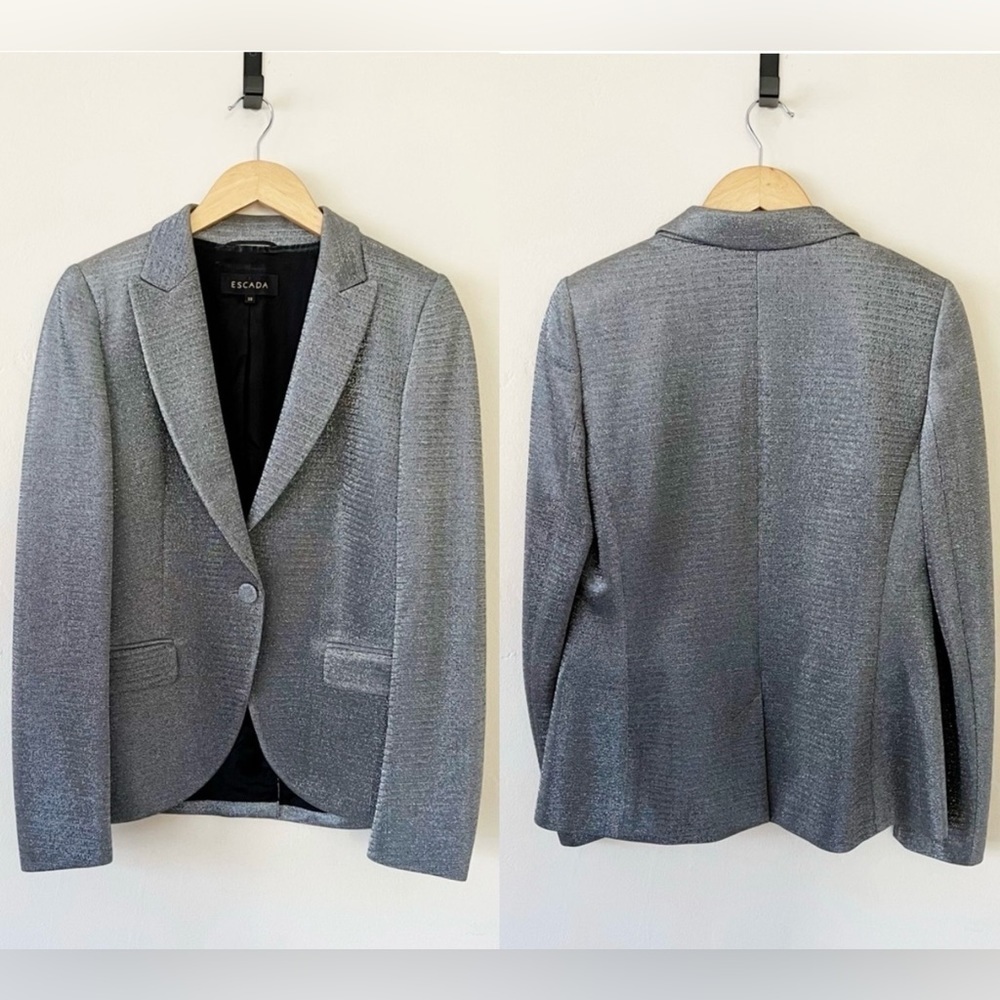 Escada Metallic Blazer